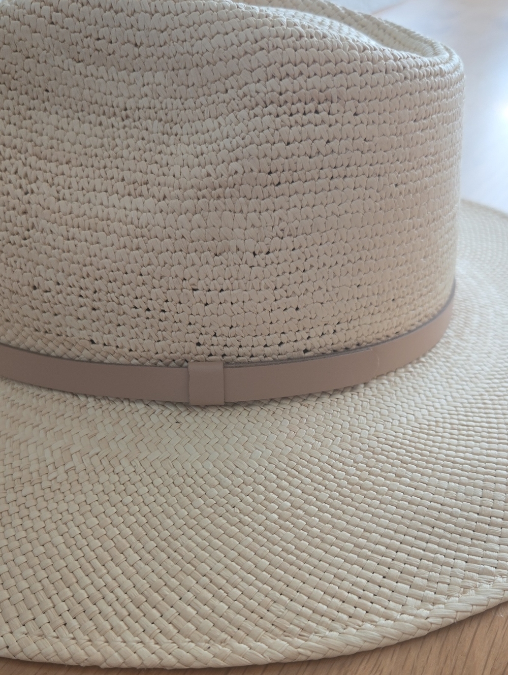 Quince Panama Straw Hat, Natural, Small, Sold Out! Modern Beach Chic - Picture 5 of 8